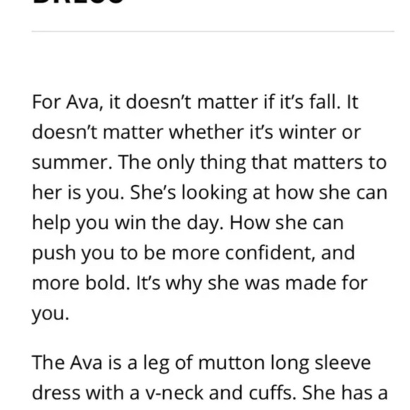 Lularoe AVA Women’s Size 2XL Blue Floral V-neck Mutton Long Sleeve Dress NWT - Picture 8 of 8